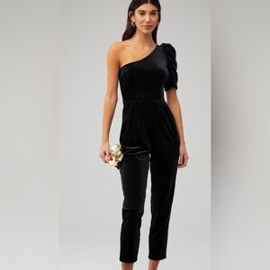 DO+BE Black Velvet Jumpsuit